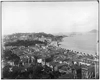 Panorama do centro do Rio de Janeiro, ao fundo o Morro do Castelo e Palácio Monroe — foto 1