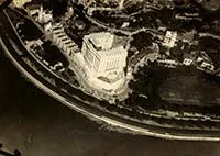 Vista aérea do bairro da Glória, em destaque, o Hotel Glória — foto 1